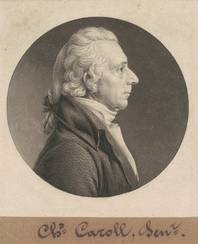 Charles Carroll av Charles B. J. Févret de Saint Mémin