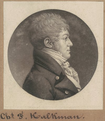 Charles F. Kalkman av Charles B. J. Févret de Saint Mémin