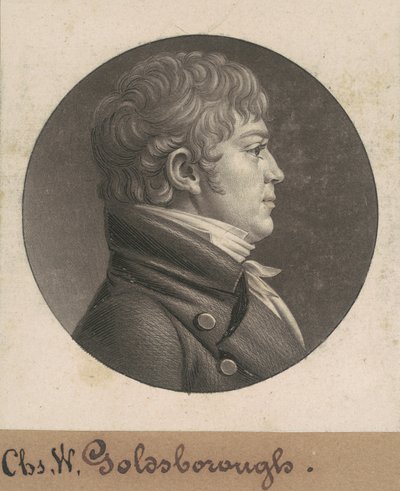 Charles W. Goldsborough av Charles B. J. Févret de Saint Mémin