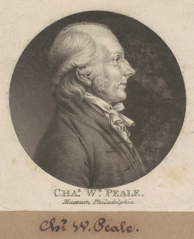Charles Willson Peale av Charles B. J. Févret de Saint Mémin