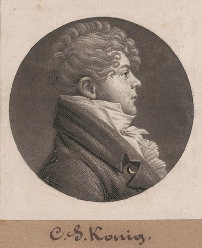 Christian Simon Konig av Charles B. J. Févret de Saint Mémin