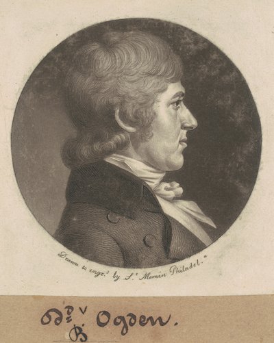 David Bayard Ogden av Charles B. J. Févret de Saint Mémin