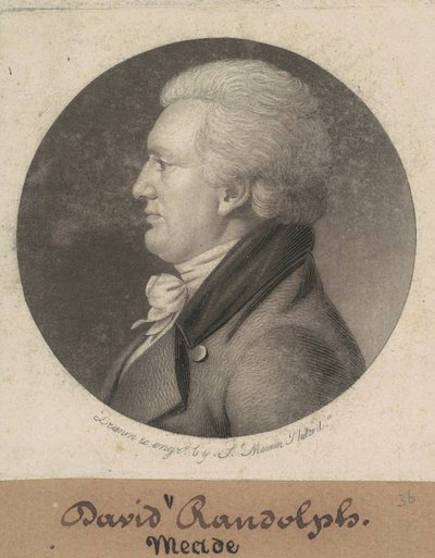 David Meade Randolph av Charles B. J. Févret de Saint Mémin