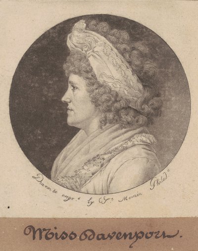 Debby Davenport av Charles B. J. Févret de Saint Mémin