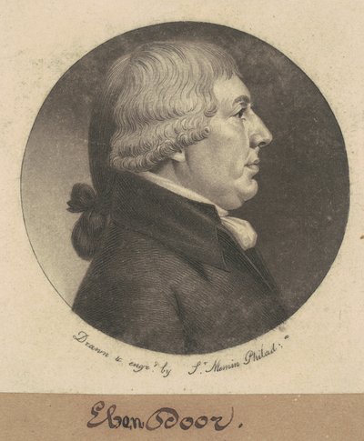 Ebenezer Dorr av Charles B. J. Févret de Saint Mémin