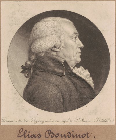 Elias Boudinot av Charles B. J. Févret de Saint Mémin