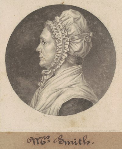 Elizabeth Custis Teackle Smith av Charles B. J. Févret de Saint Mémin