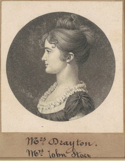 Elizabeth Porcher Gaillard Stoney av Charles B. J. Févret de Saint Mémin