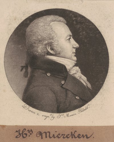 Henry Miercken av Charles B. J. Févret de Saint Mémin