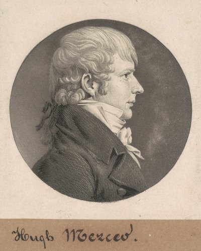Hugh hyresgäst Weedon Mercer av Charles B. J. Févret de Saint Mémin