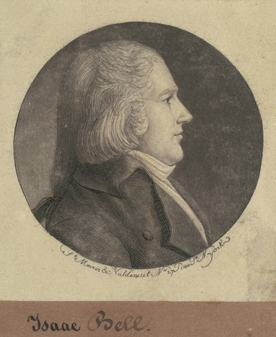 Isaac Bell av Charles B. J. Févret de Saint Mémin