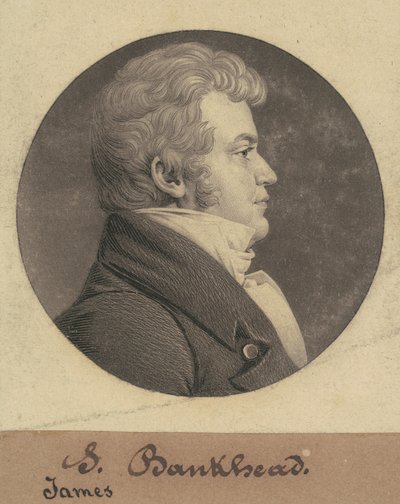 James Bankhead av Charles B. J. Févret de Saint Mémin