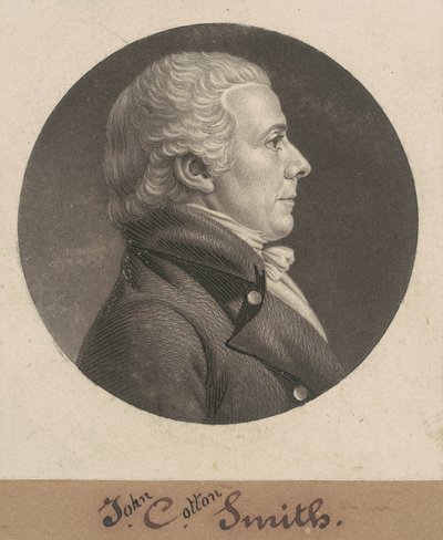 John Cotton Smith av Charles B. J. Févret de Saint Mémin