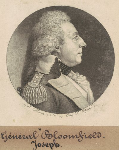 Joseph Bloomfield av Charles B. J. Févret de Saint Mémin