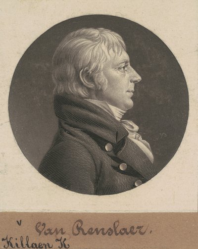 Kiliaen Kiliaen Van Rensselaer av Charles B. J. Févret de Saint Mémin
