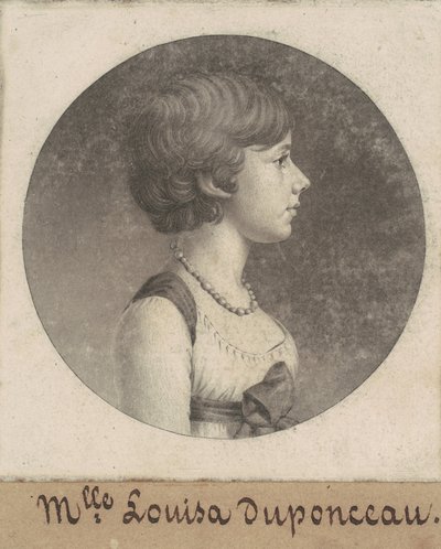 Louisa DuPonceau av Charles B. J. Févret de Saint Mémin