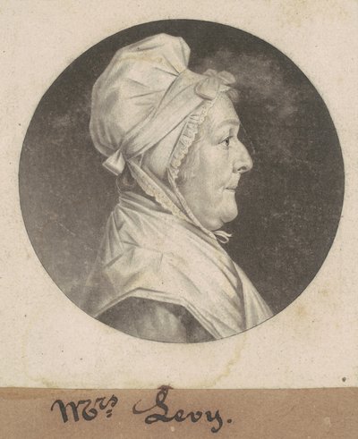 Martha Lampley Levy av Charles B. J. Févret de Saint Mémin