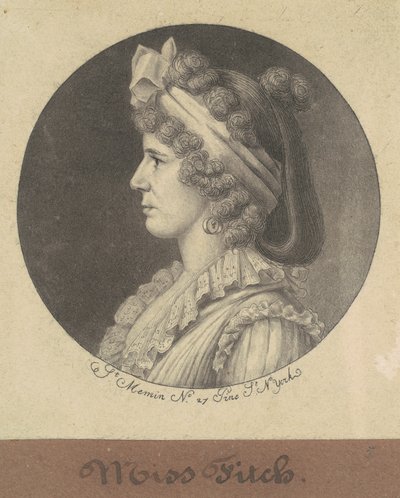 Miss Fitch av Charles B. J. Févret de Saint Mémin