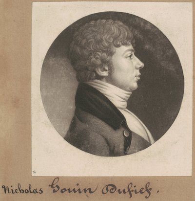 Nicholas Gouin Dufief av Charles B. J. Févret de Saint Mémin