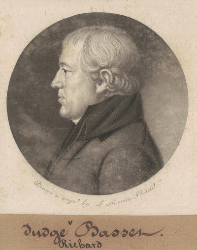 Richard Bassett av Charles B. J. Févret de Saint Mémin