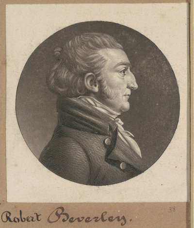 Robert Beverley IV av Charles B. J. Févret de Saint Mémin