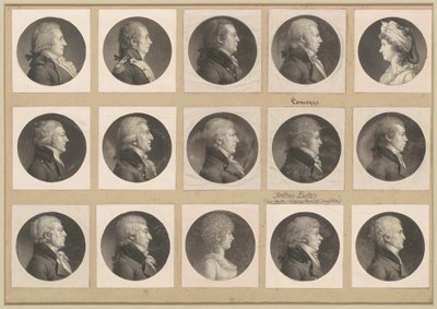 Saint-Mémin samling av porträtt, grupp 53 av Charles B. J. Févret de Saint Mémin