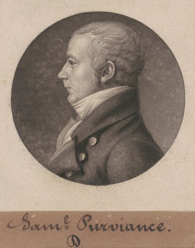 Samuel Dinsmore Purviance av Charles B. J. Févret de Saint Mémin
