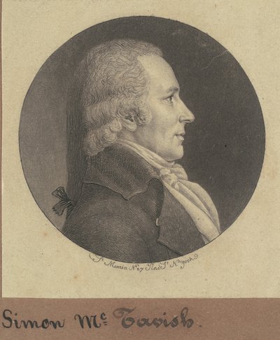 Simon McTavish av Charles B. J. Févret de Saint Mémin