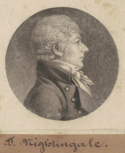 T. Nightingale av Charles B. J. Févret de Saint Mémin