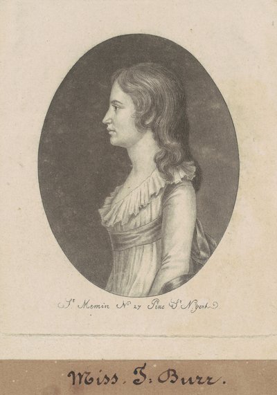 Theodosia Burr av Charles B. J. Févret de Saint Mémin