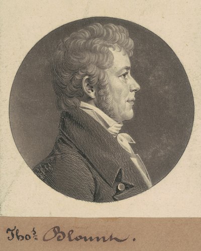Thomas Blount av Charles B. J. Févret de Saint Mémin