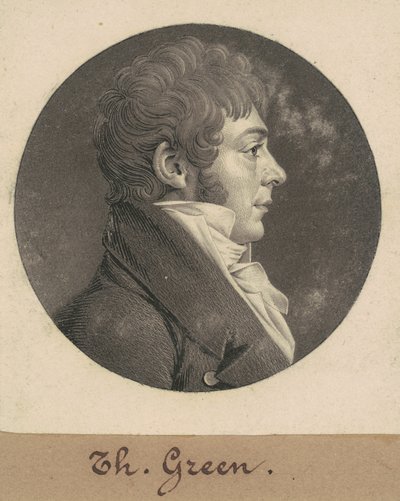 Thomas Green av Charles B. J. Févret de Saint Mémin