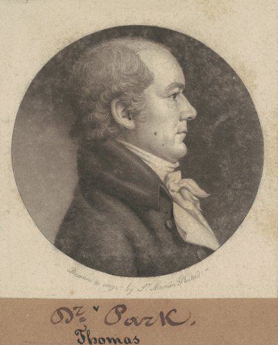 Thomas Parke av Charles B. J. Févret de Saint Mémin