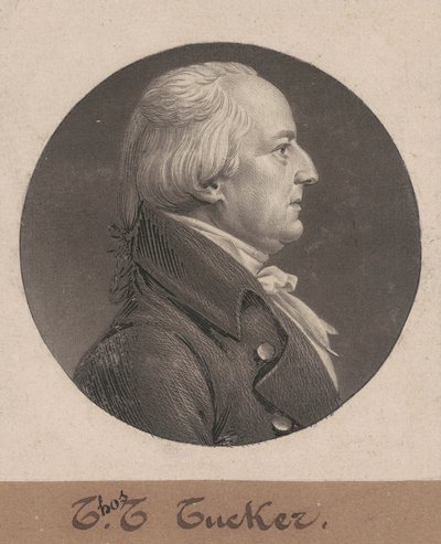 Thomas Tudor Tucker av Charles B. J. Févret de Saint Mémin