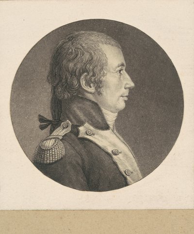 Oidentifierad överste för det franska infanteriet av Charles B. J. Févret de Saint Mémin