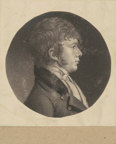 Oidentifierad man av Charles B. J. Févret de Saint Mémin