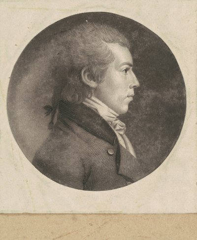 Oidentifierad man av Charles B. J. Févret de Saint Mémin