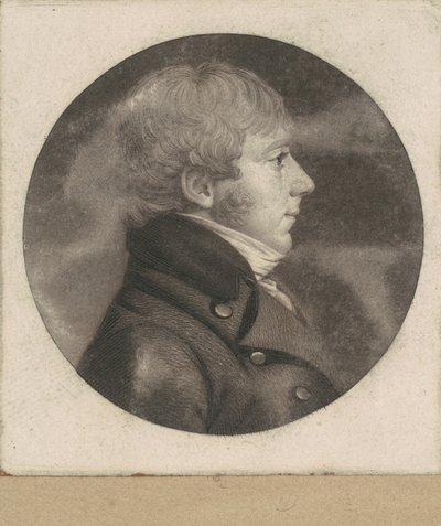 Oidentifierad man av Charles B. J. Févret de Saint Mémin