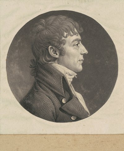 Oidentifierad man av Charles B. J. Févret de Saint Mémin