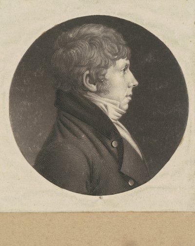Oidentifierad man av Charles B. J. Févret de Saint Mémin