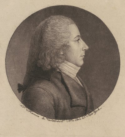 Oidentifierad man av Charles B. J. Févret de Saint Mémin