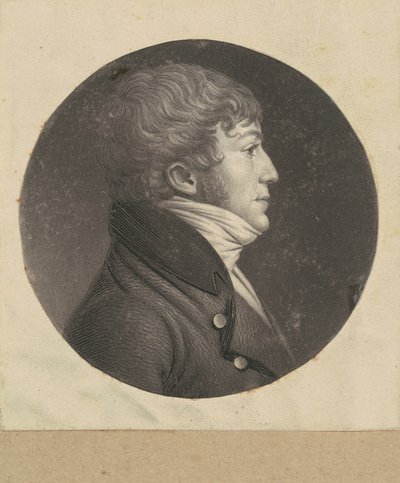 Oidentifierad man av Charles B. J. Févret de Saint Mémin