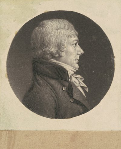 Oidentifierad man av Charles B. J. Févret de Saint Mémin