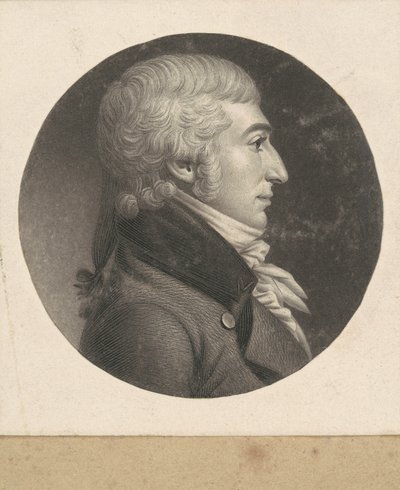 Oidentifierad man av Charles B. J. Févret de Saint Mémin