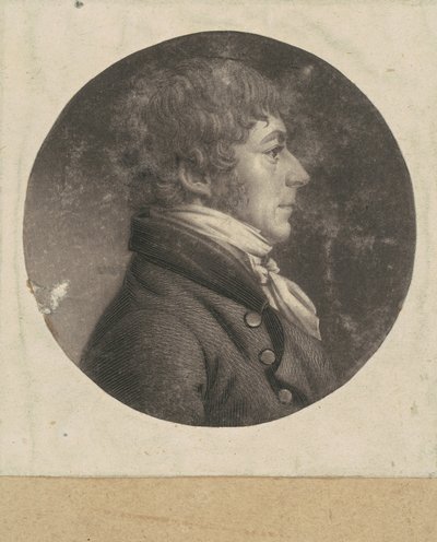 Oidentifierad man av Charles B. J. Févret de Saint Mémin