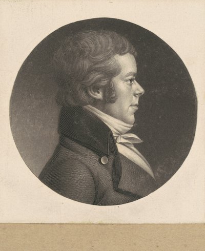 Oidentifierad man av Charles B. J. Févret de Saint Mémin