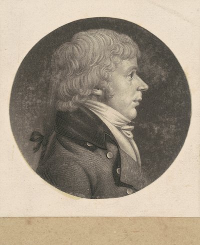 Oidentifierad man av Charles B. J. Févret de Saint Mémin