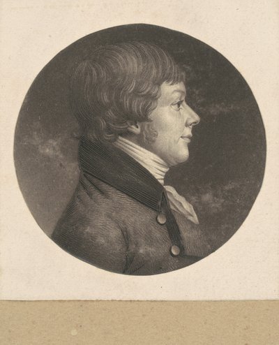 Oidentifierad man av Charles B. J. Févret de Saint Mémin