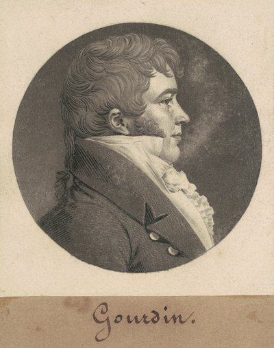 Oidentifierad man av Charles B. J. Févret de Saint Mémin
