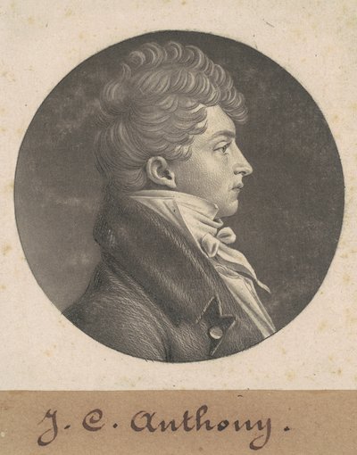 Oidentifierad man av Charles B. J. Févret de Saint Mémin